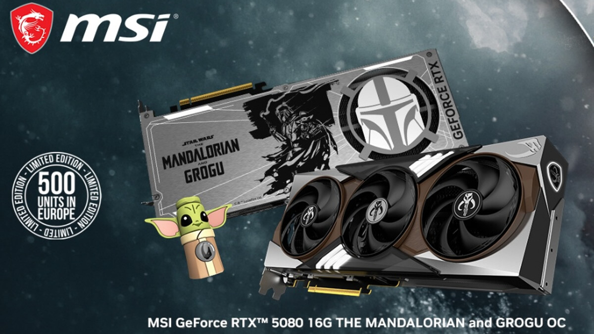MSI выпустила лимитированную RTX 5080 в стиле «Мандалорца»