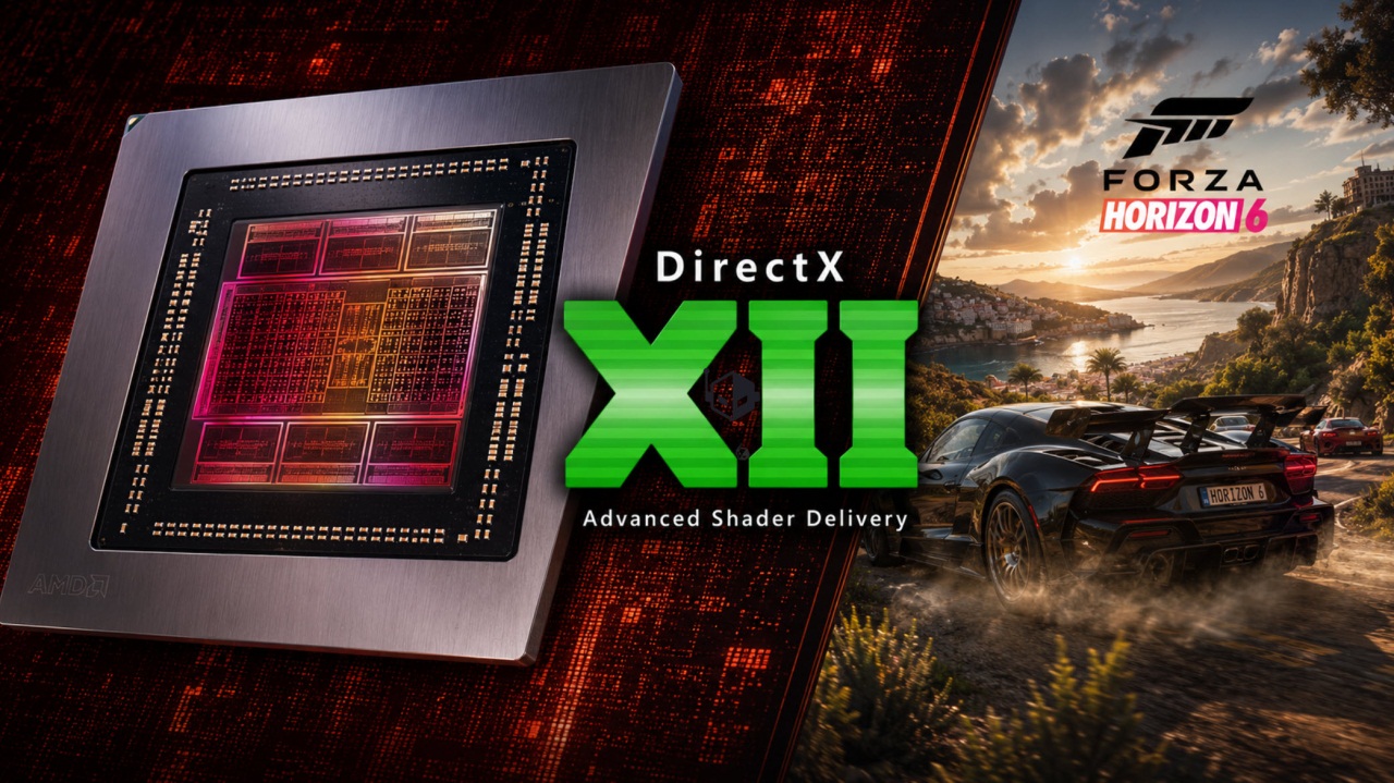 AMD Radeon RX 7600 загружает Forza Horizon 6 за 4 секунды благодаря ASD