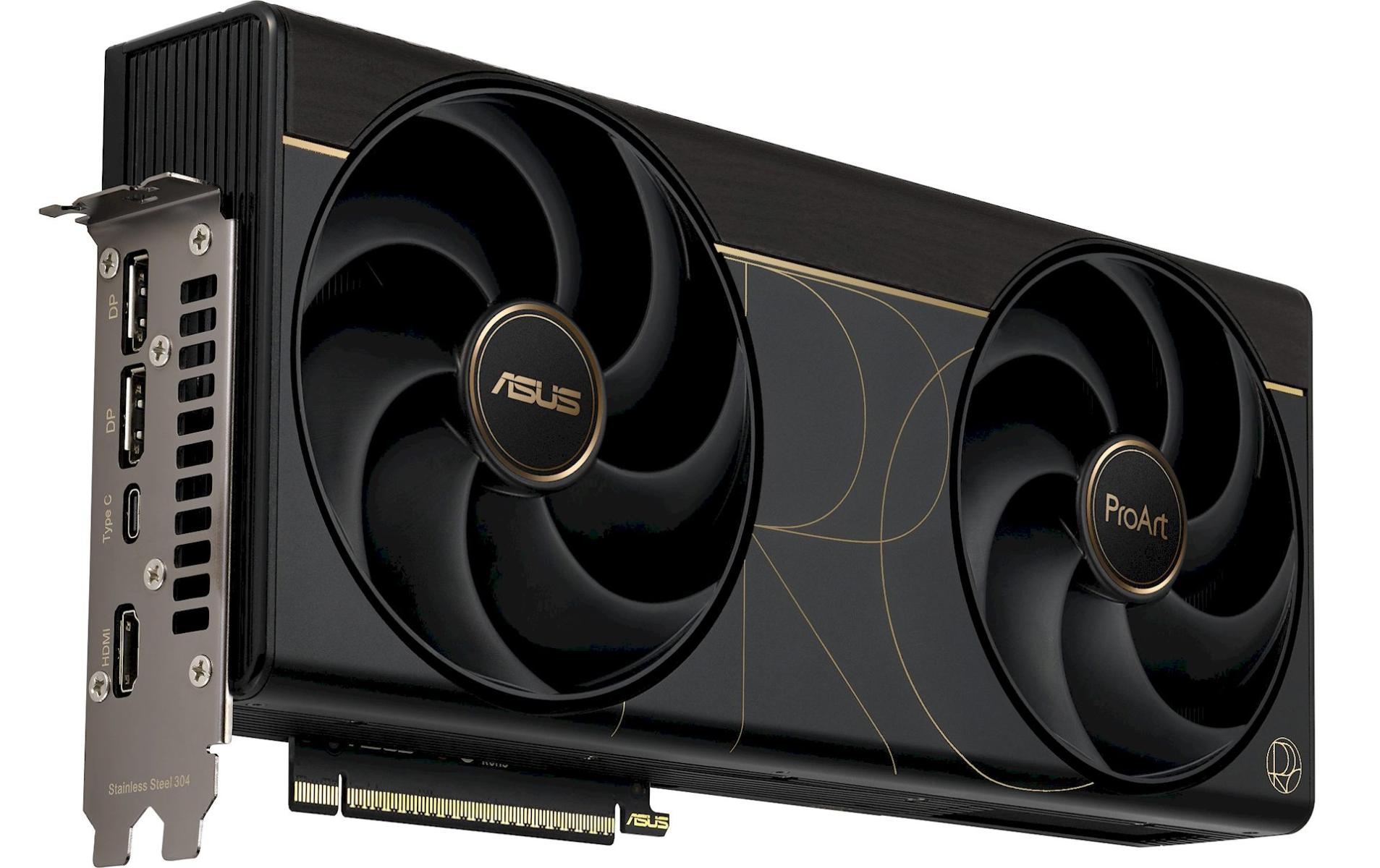 ASUS показала компактную ProArt RTX 5090 с двойной системой охлаждения