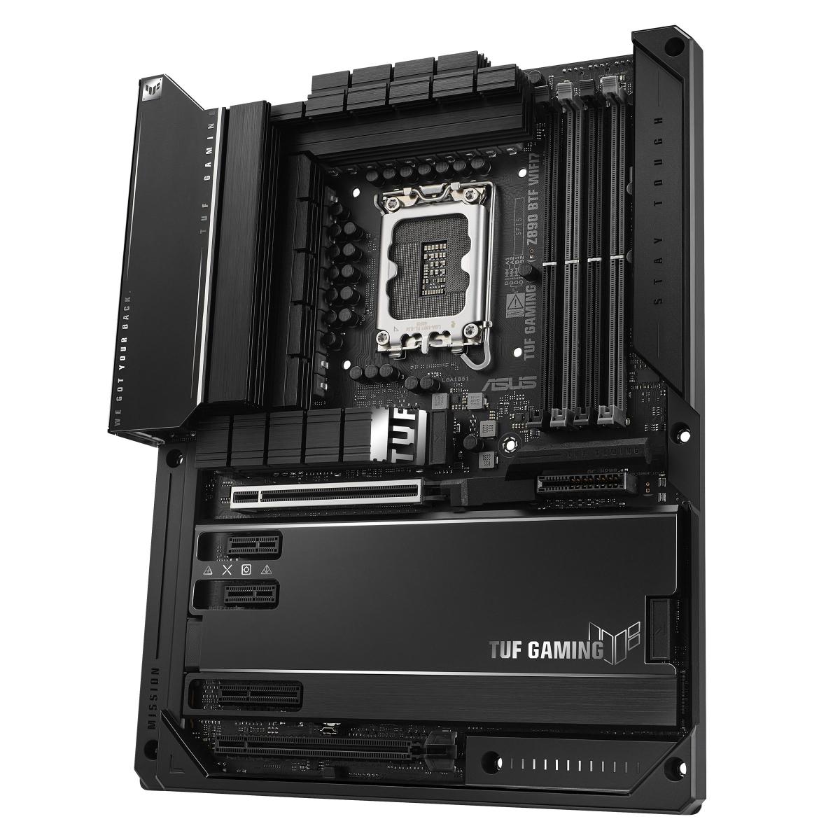 ASUS готовит Z890-BTF WIFI7 с разъёмами на обратной стороне