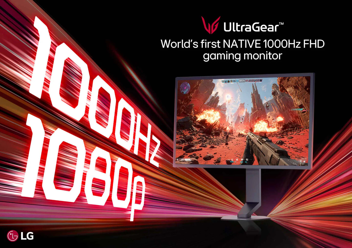 LG выпустила первый в мире игровой монитор Full HD с частотой 1000 Гц
