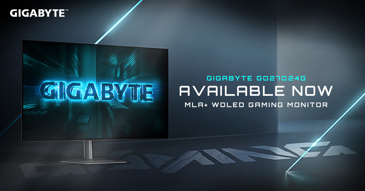 GIGABYTE GO27Q24G: игровой монитор с WOLED и 240 Гц за QHD
